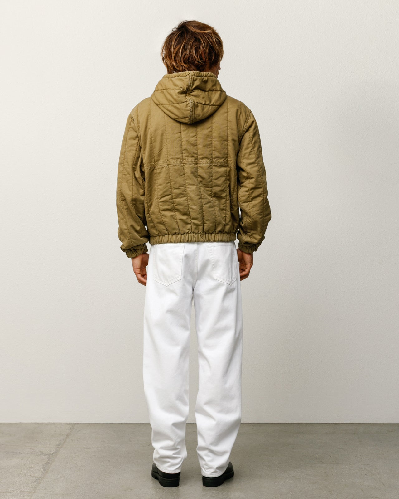 QUILTED CANVAS WORK JACKET