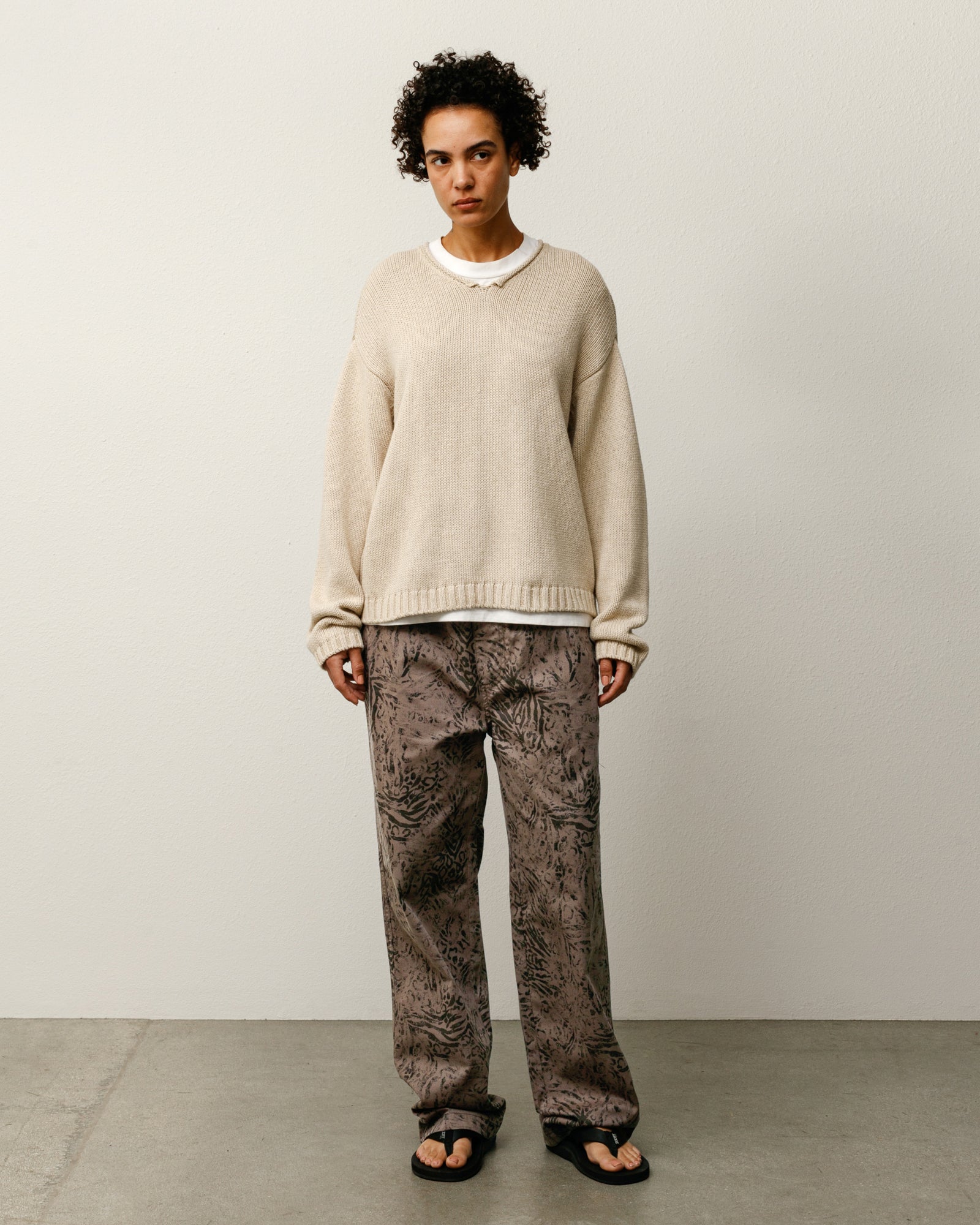 BEACH PANT COTTON TWILL